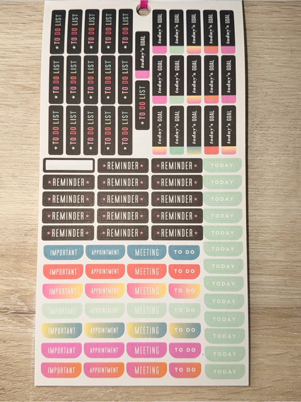 The Happy Planner Colorful Boxes Sticker Pack - Multicolor - Picture 5 of 8